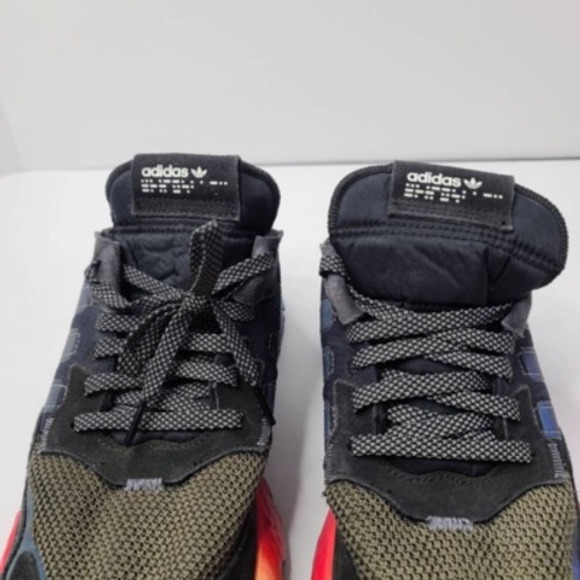 Adidas Mens 10.5 Nite Jogger Running Shoes Black FX1397 Lace Up Low Top Mesh main image 12